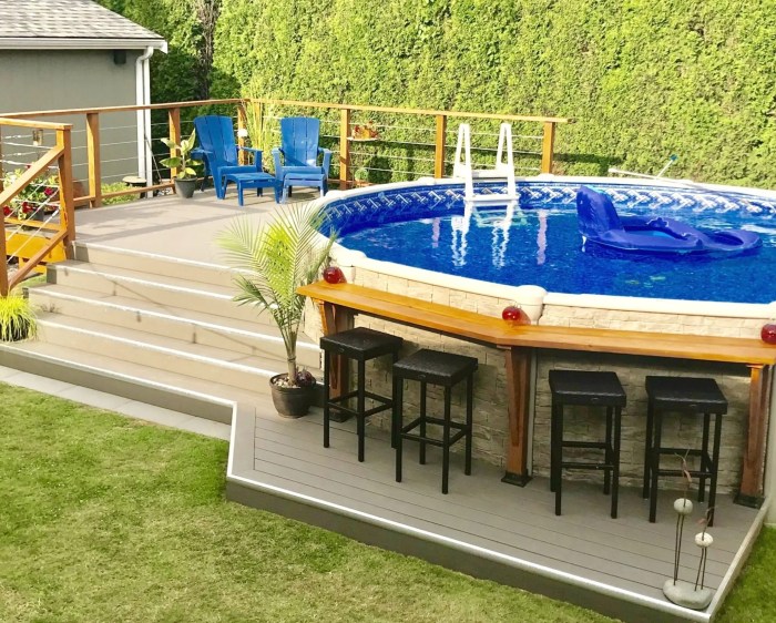 Above ground pool decor ideas